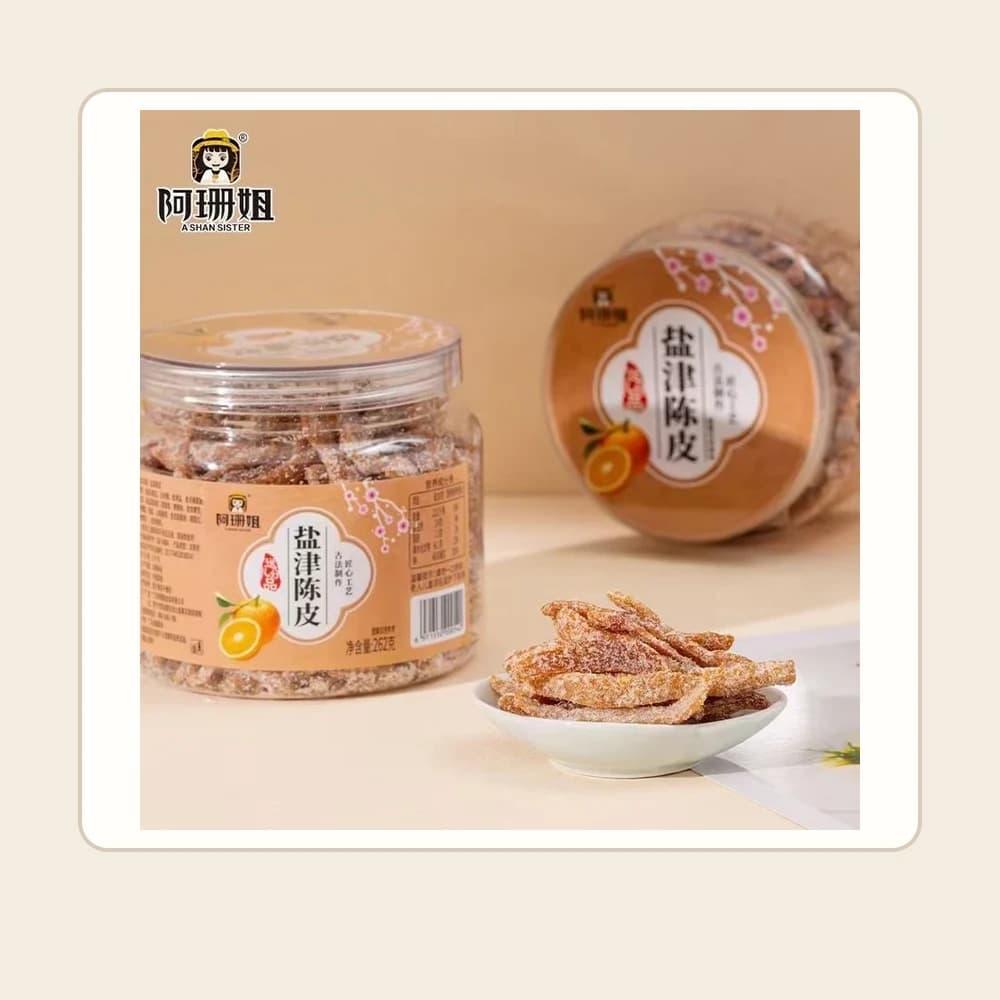 Sweet-and-Salty Tangerine Peel Strips — customer-supplied product photograph