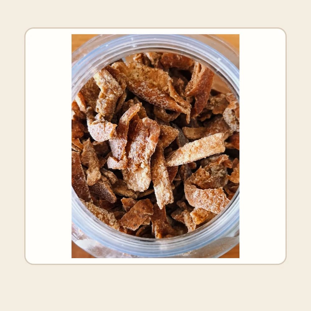 Honeysuckle-Flavored Preserved Tangerine Peel — customer-supplied product photograph