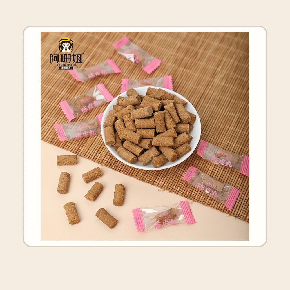 Tangerine Peel Chewy Bites — customer-supplied product photograph