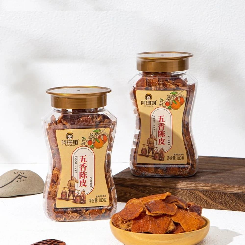 Five‑Spice Preserved Tangerine Peel — customer-supplied product photograph