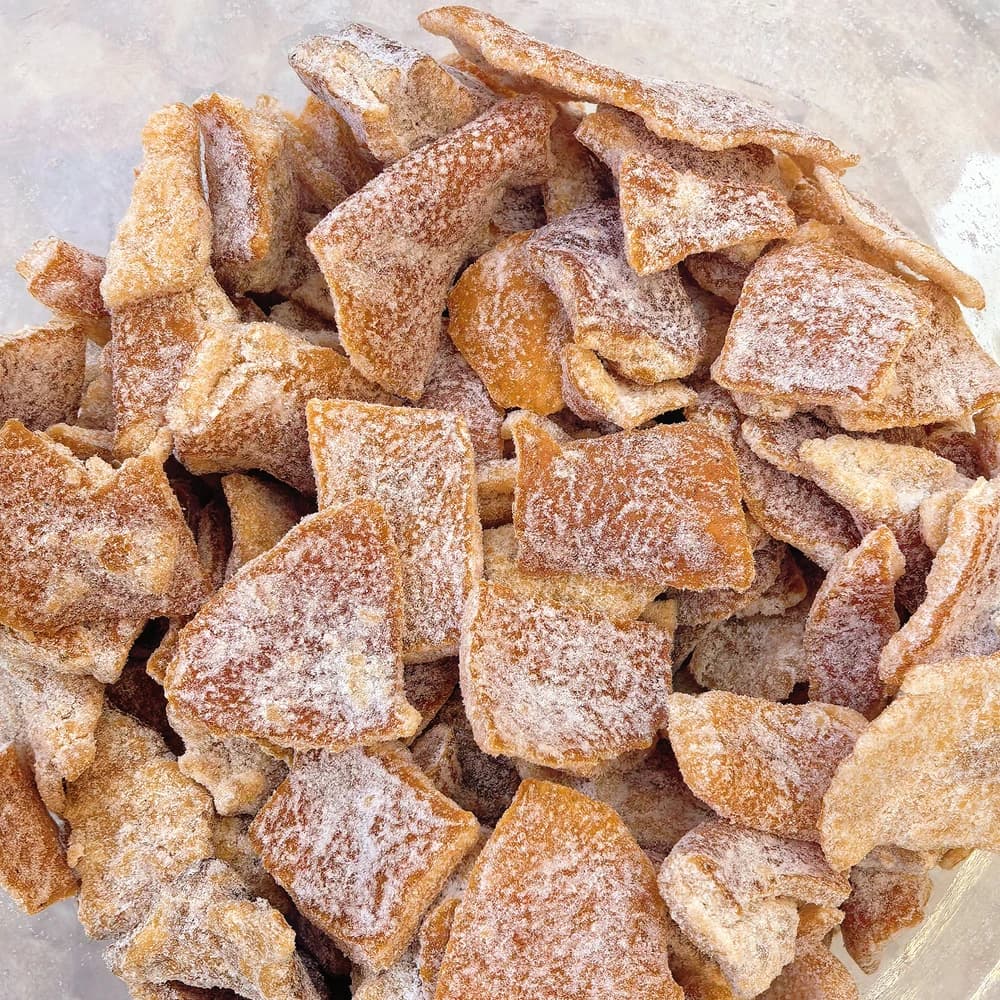 Sweet-and-Salty Square Tangerine Peel Slices — customer-supplied product photograph