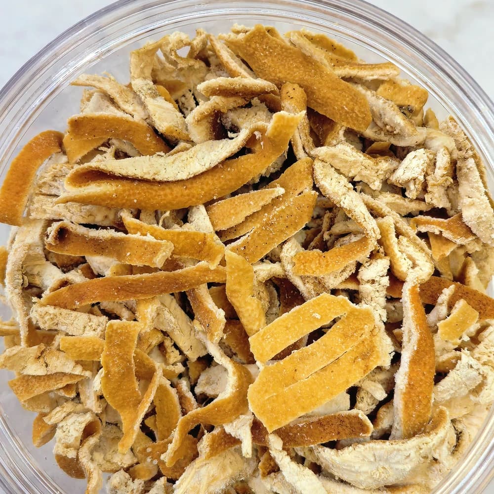 Nine-Process Shredded Preserved Tangerine Peel — customer-supplied product photograph