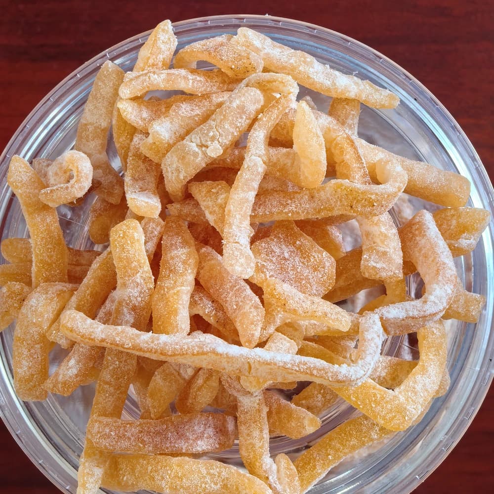 Crystallized Preserved Tangerine Peel — customer-supplied product photograph