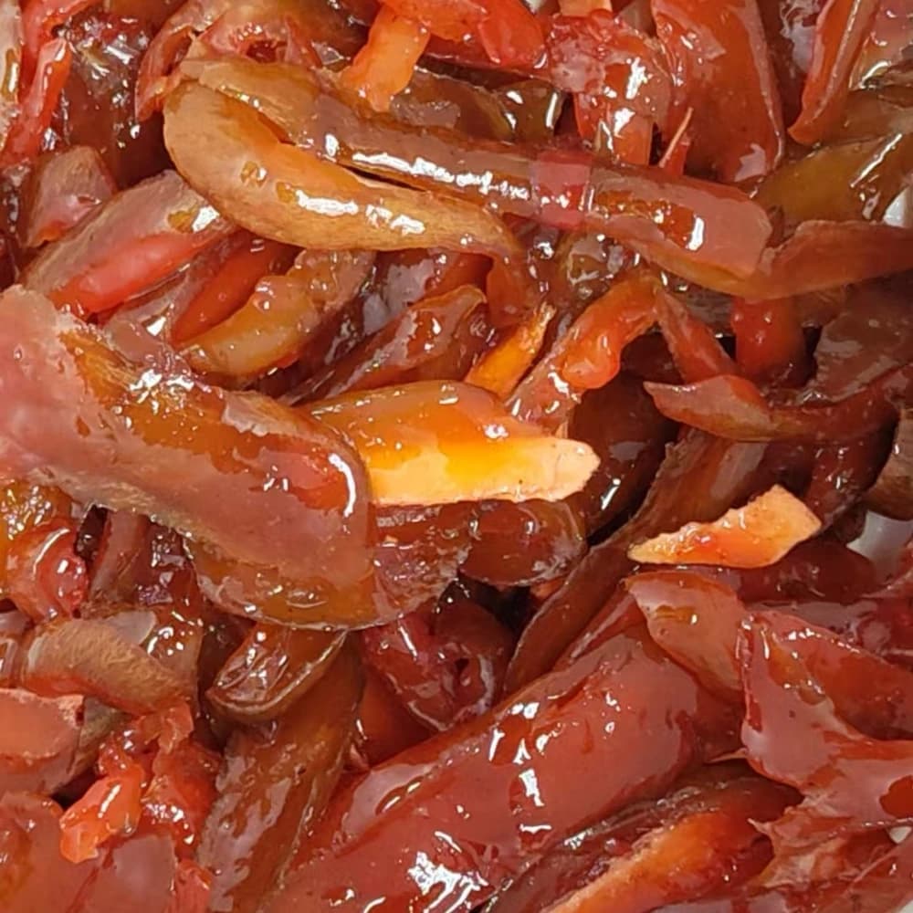 Lemon-Flavored Preserved Mango Strips — customer-supplied product photograph