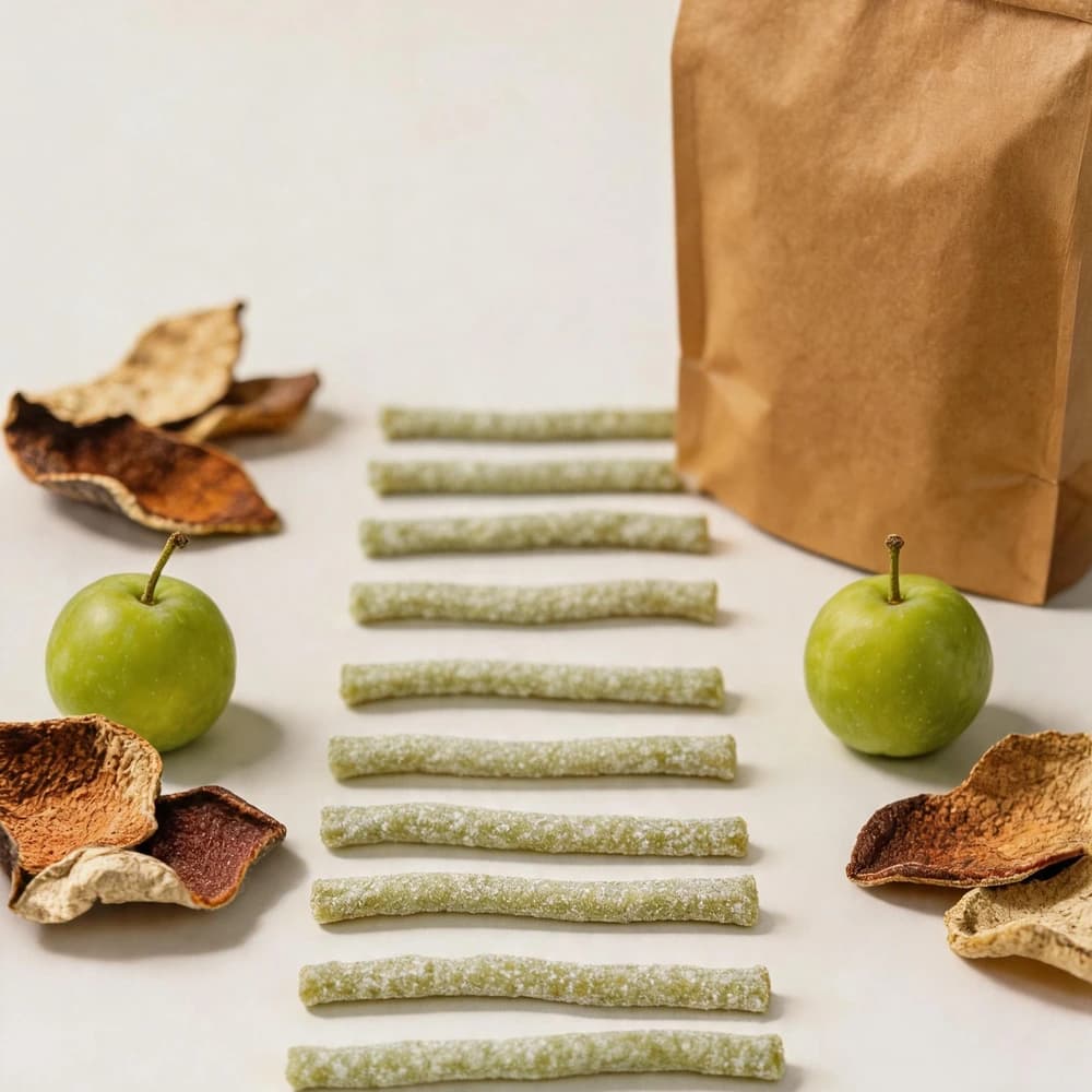 Tangerine-Peel-Flavored Plum and Indian Gooseberry Strips — customer-supplied product photograph